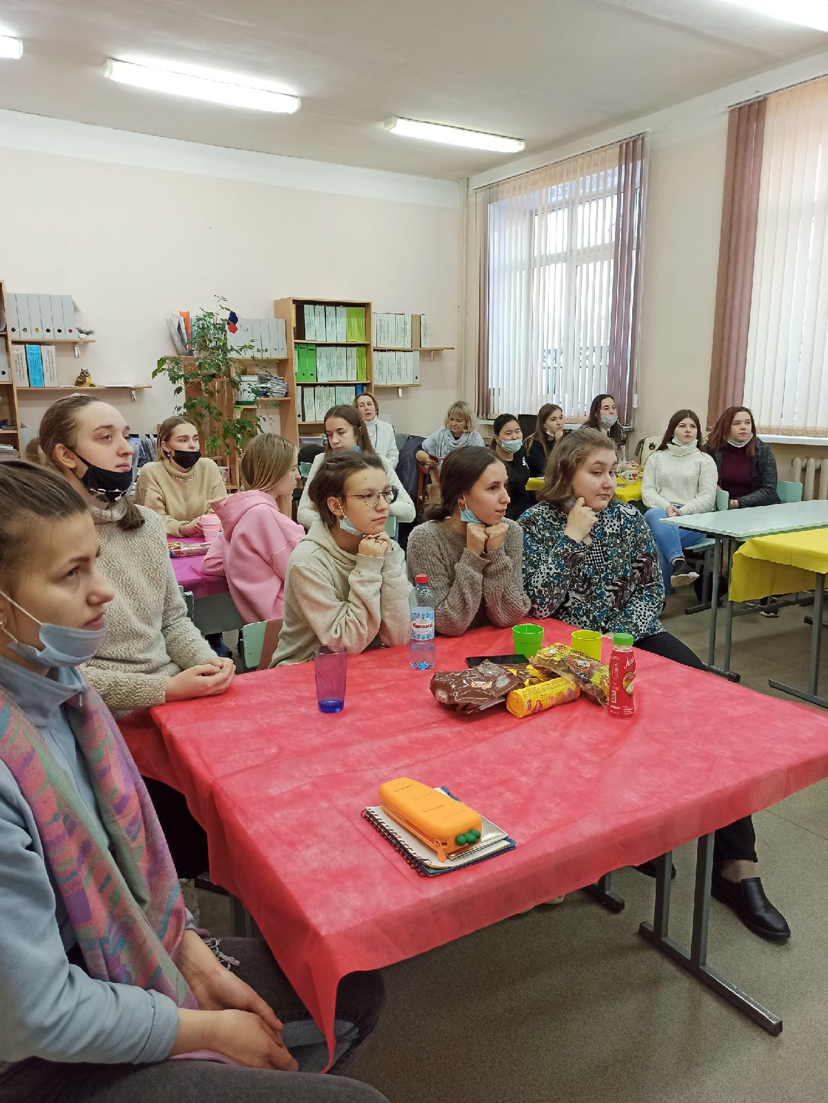 Мировое кафе «О здоровье – всерьез» в 34 группе