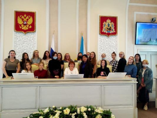 Наши студенты в Архангельской областном собрании депутатов!