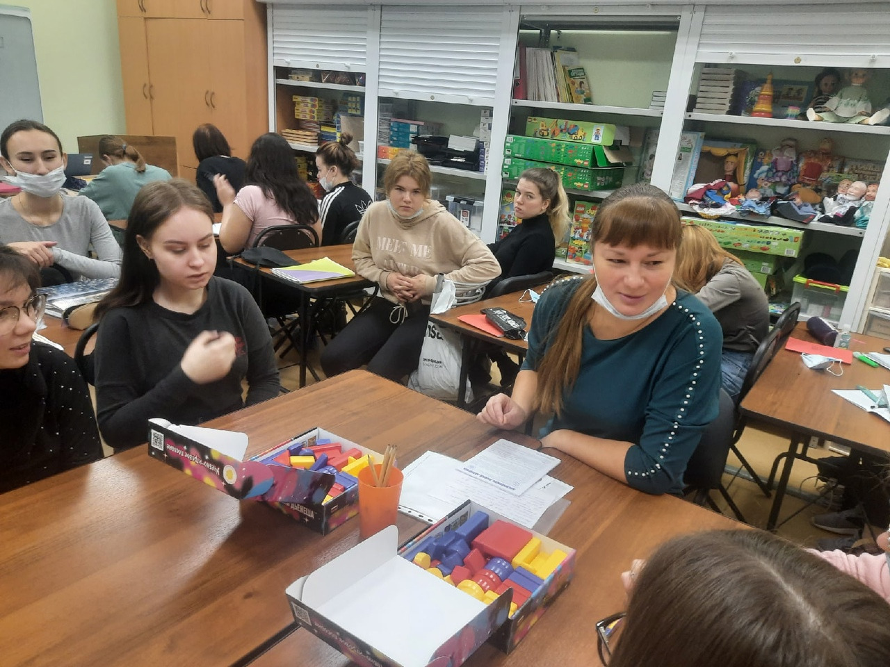 К студентам с открытыми мероприятиями пришли педагоги  МБДОУ № 124 «Мирославна»