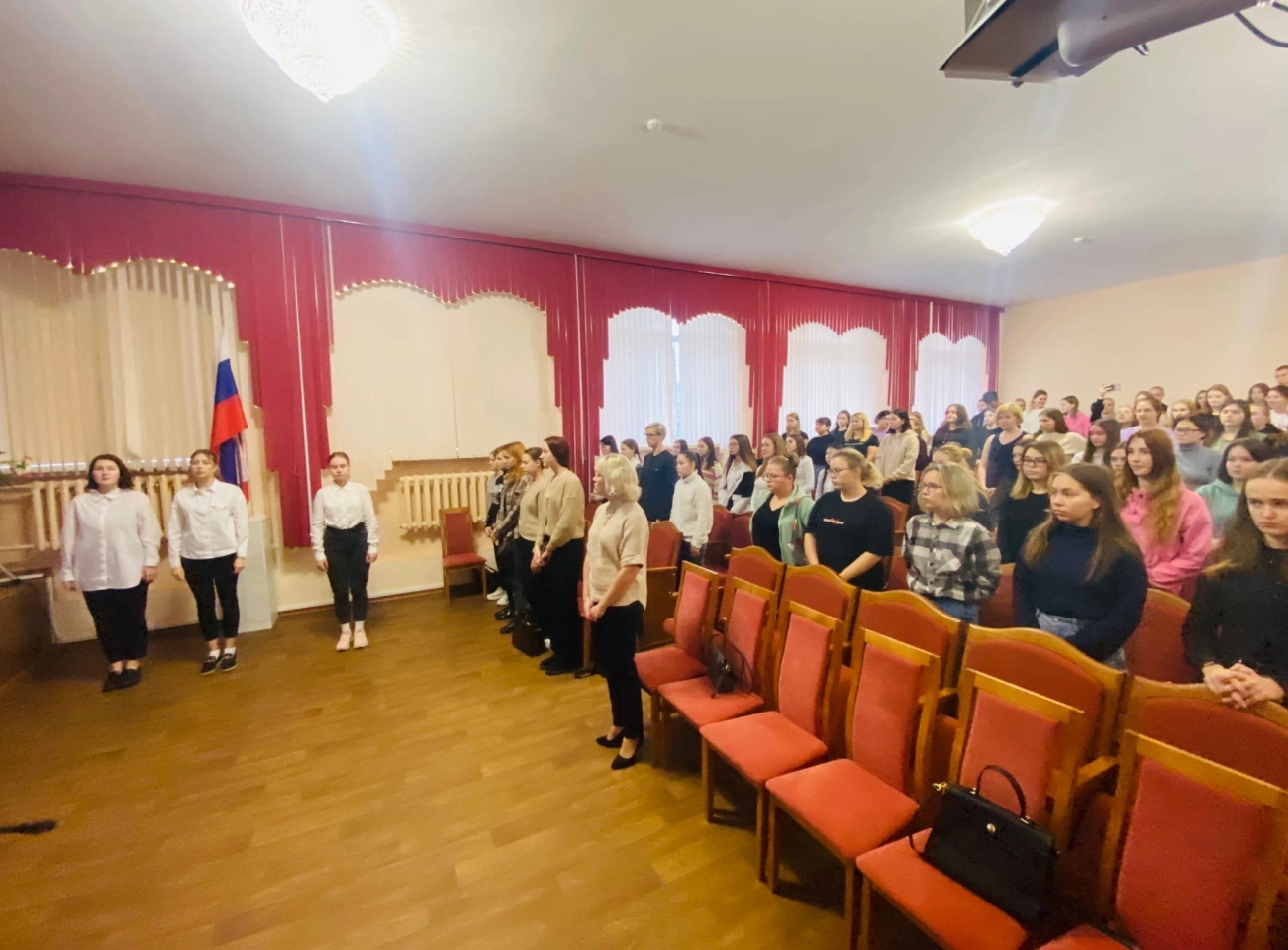 Вынос государственного флага РФ 24.10.2022